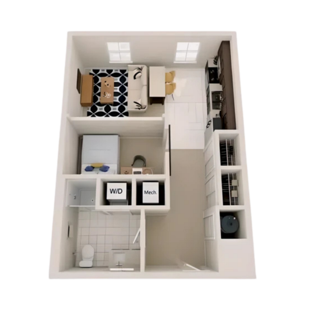 1BR/1BA – Junior